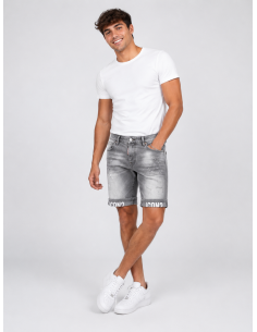 SHORT JEAN ICON GRIS DÉLAVÉ... 2