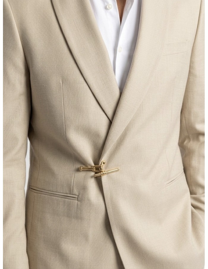 Costume 2 pièces beige - homme