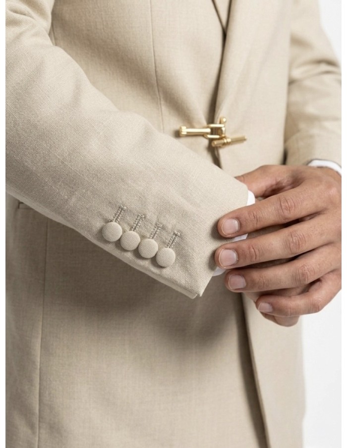 Costume 2 pièces beige - homme