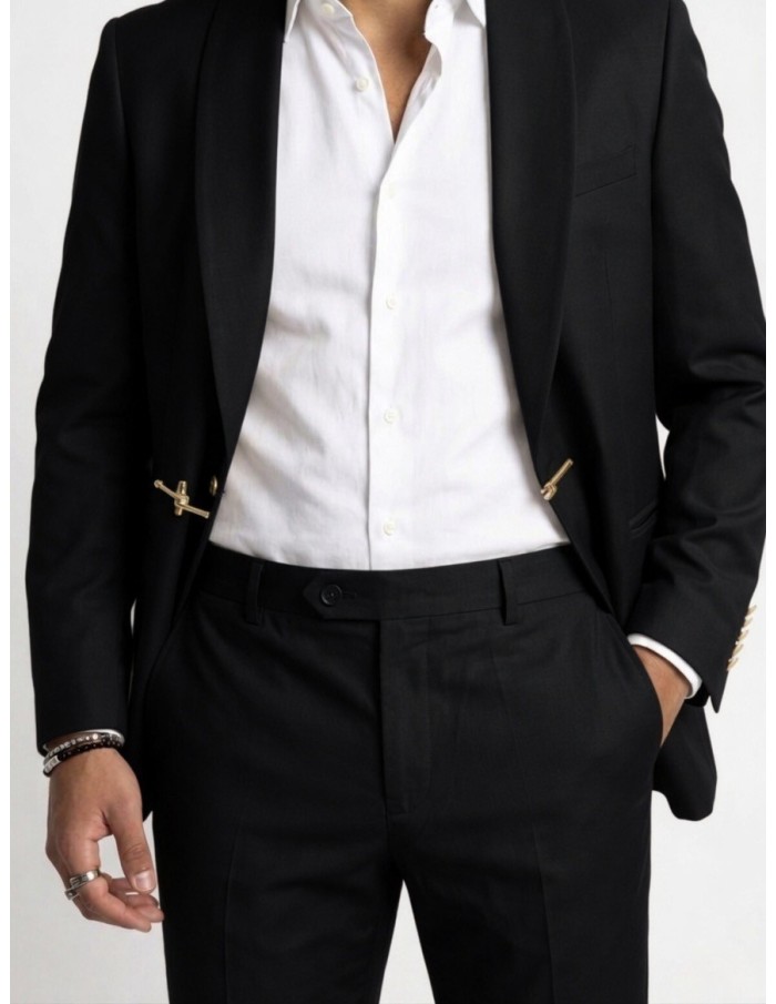 Costume 2 pièces noir - homme