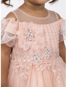 ROBE ROSE POUDRÉ PERLÉ ET... 2