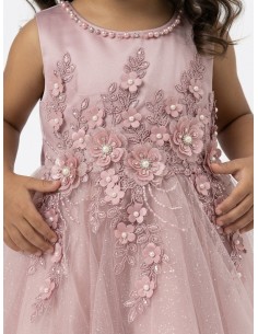 ROBE FLEURS EN RELIEF &... 2