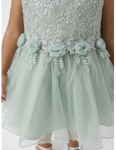 ROBE FLEURS BRODÉES & TULLE... 2