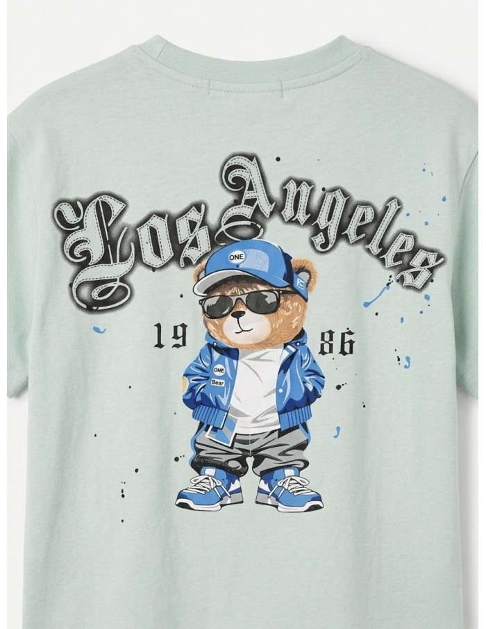 ENSEMBLE T-SHIRT + SHORT "LOS ANGELES" - GARÇON
