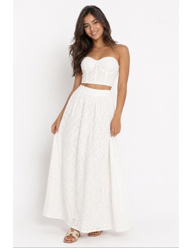 ENSEMBLE BUSTIER ET JUPE LONGUE...