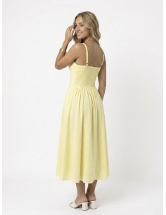 ROBE À BRETELLES JAUNE... 2
