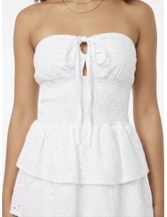 ROBE BUSTIER COURTE BLANCHE... 2