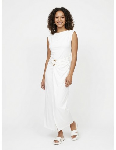 ROBE LONGUE DETAIL OR BLANCHE - FEMME