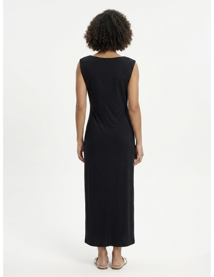 ROBE LONGUE DETAIL OR NOIR - FEMME
