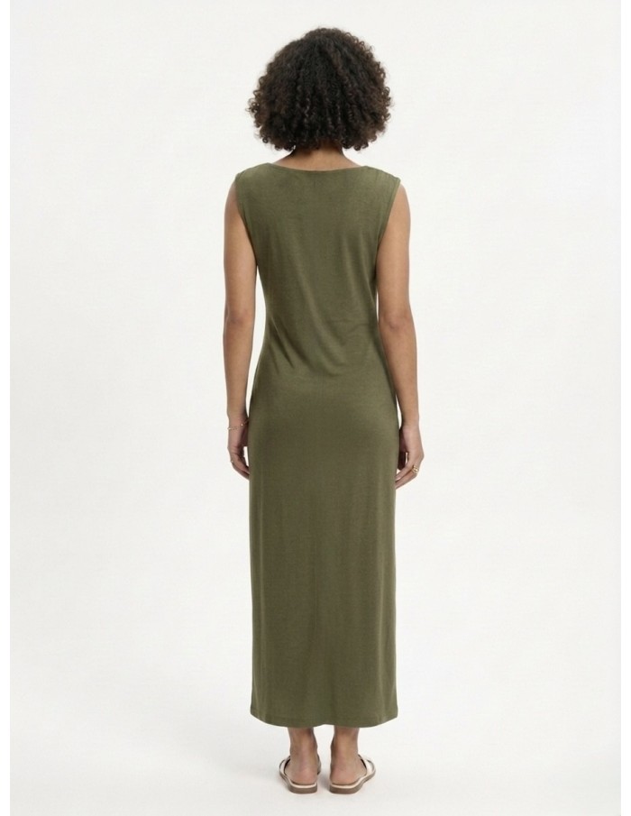 ROBE LONGUE DETAIL OR KAKI - FEMME