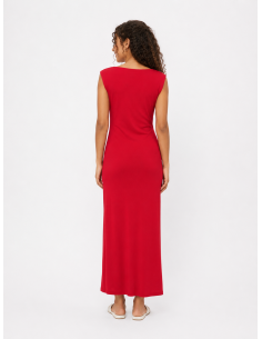 ROBE LONGUE DETAIL OR ROUGE... 2