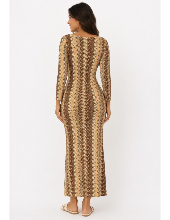 ROBE LONGUE EN CROCHET - FEMME