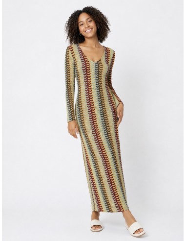 ROBE LONGUE EN CROCHET - FEMME