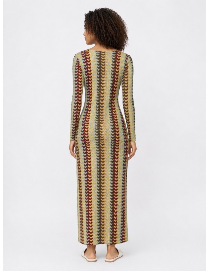 ROBE LONGUE EN CROCHET - FEMME