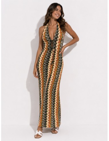 ROBE LONGUE DOS NU EN CROCHET - FEMME