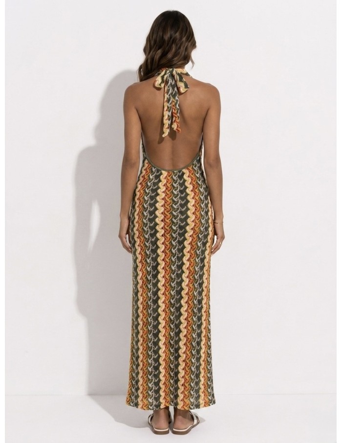 ROBE LONGUE DOS NU EN CROCHET - FEMME