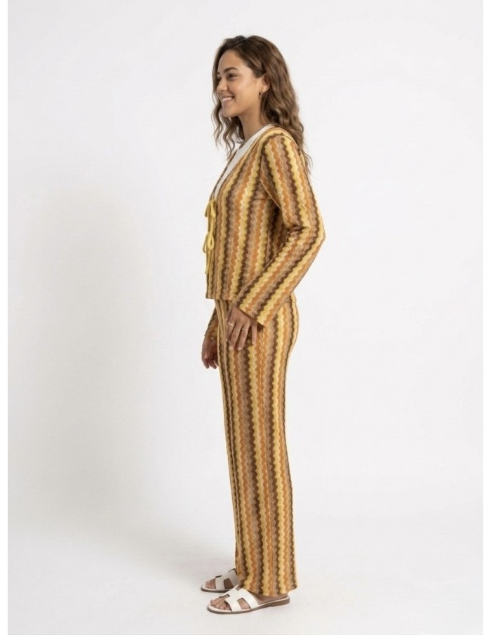 ENSEMBLE EN CROCHET ZIGZAG - FEMME