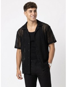 GILET CHEMISE EN MAILLE...