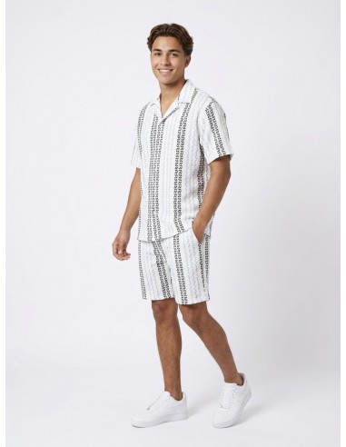 ENSEMBLE CHEMISE + SHORT EN MAILLE À...