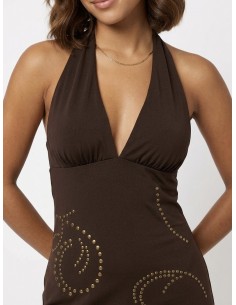 ROBE COURTE CHOCOLAT À... 2