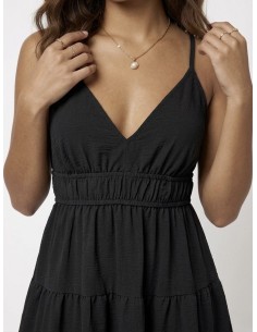 ROBE COURTE À VOLANTS NOIR... 2