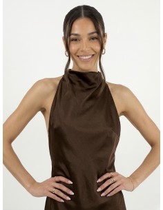 ROBE LONGUE SATINÉE DOS NU... 2