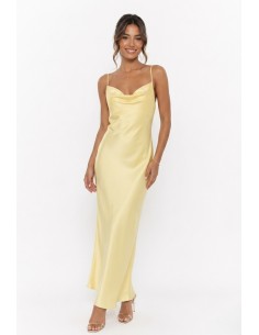ROBE LONGUE SATINÉE À...