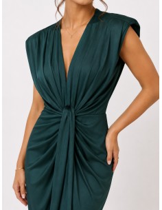ROBE LONGUE À EFFET DRAPÉ... 2