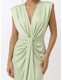 ROBE LONGUE À EFFET DRAPÉ... 2
