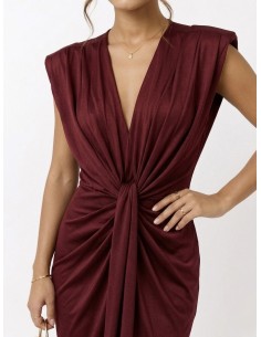 ROBE LONGUE À EFFET DRAPÉ... 2
