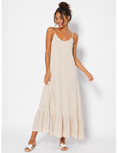 ROBE LONGUE GAZE DE COTON...