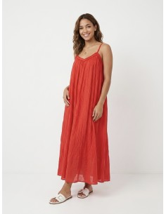 ROBE LONGUE À BRETELLES...