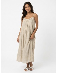 ROBE LONGUE À BRETELLES...
