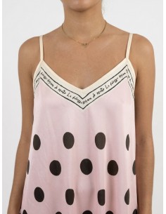 ROBE LONGUE À POIS ROSE... 2