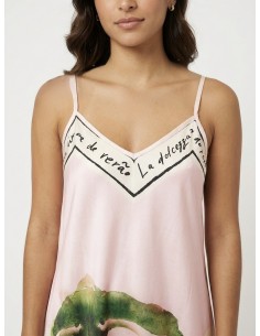ROBE LONGUE ROSE POUDRÉ ET... 2