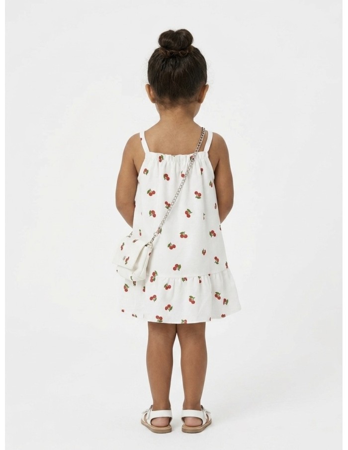 ROBE À IMPRIMÉ CERISES + SAC ASSORTI - FILLE