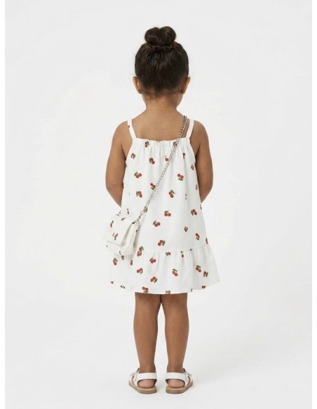 ROBE À IMPRIMÉ CERISES + SAC ASSORTI - FILLE