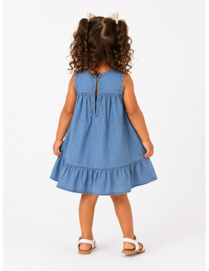 ROBE À BRODERIE FLEURIE - BÉBÉ