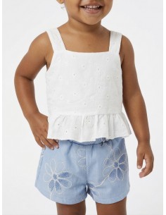 ENSEMBLE FLEURI TOP BRODÉ... 2