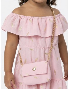 ROBE BOHÈME ROSE À PLUMES... 2