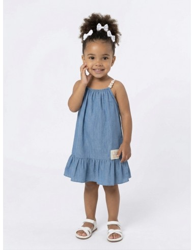 ROBE À BRETELLES PERLÉES - BÉBÉ