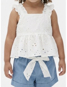ENSEMBLE BRODÉ + SHORT BLEU... 2