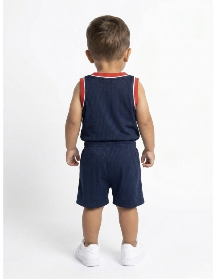 ENSEMBLE BASKETBALL "NEW JERSEY BLEU MARINE - GARÇON