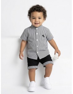 ENSEMBLE CHEMISE RAYÉE +... 2