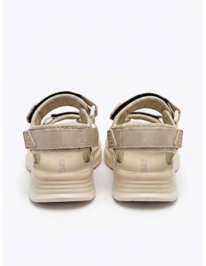 SANDALES SPORTIVES BEIGE - 25 au 36