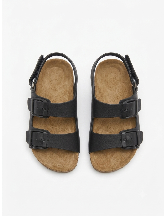 SANDALES À BRIDE ARRIÈRE ET DOUBLE BOUCLE - 18 au 25