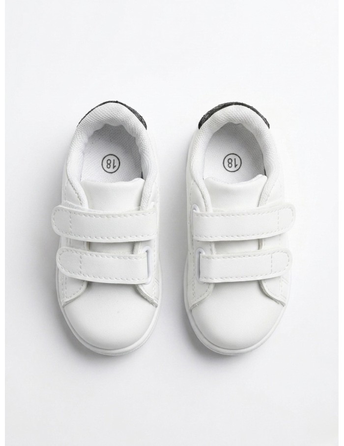 BASKET STYLE TENNIS BLANC À DÉTAILS PAILLETÉS - 18 au 25