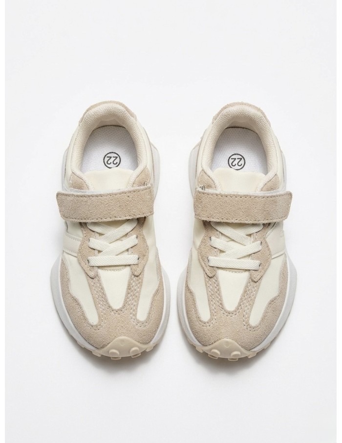 BASKET À SCRATCH BEIGE ET CRÈME - 18 au 25