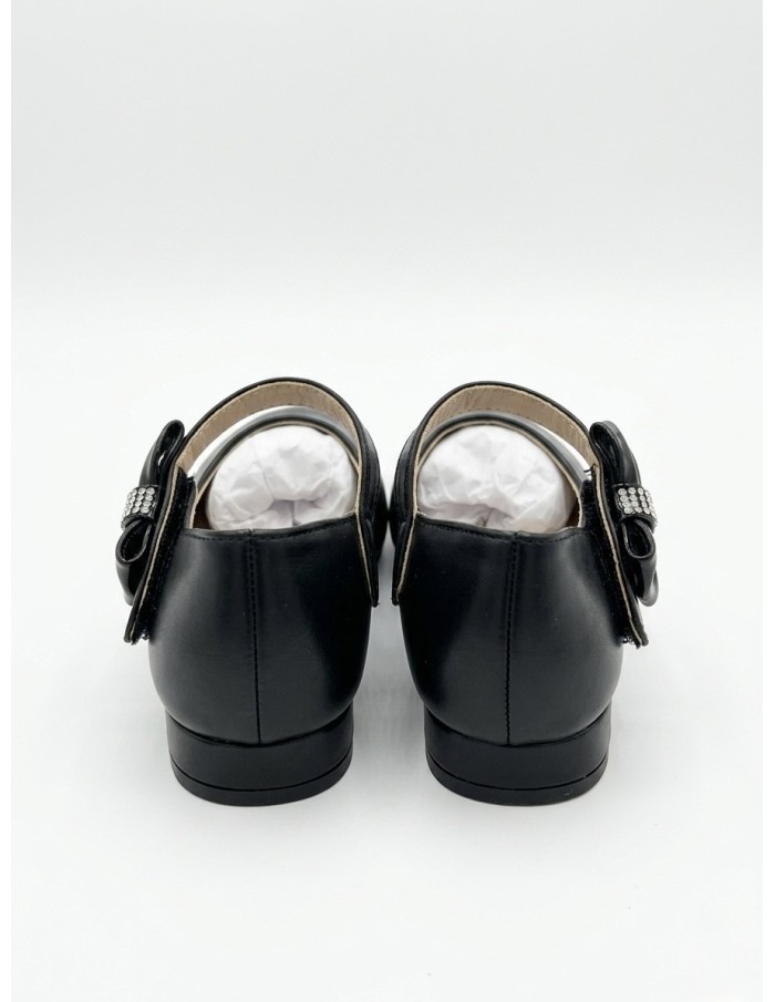 BALLERINES À TALONS NOIR - FILLE 25 AU 36