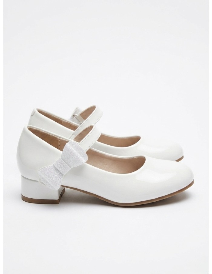 BALLERINES À TALONS BLANCHE - FILLE 25 AU 36